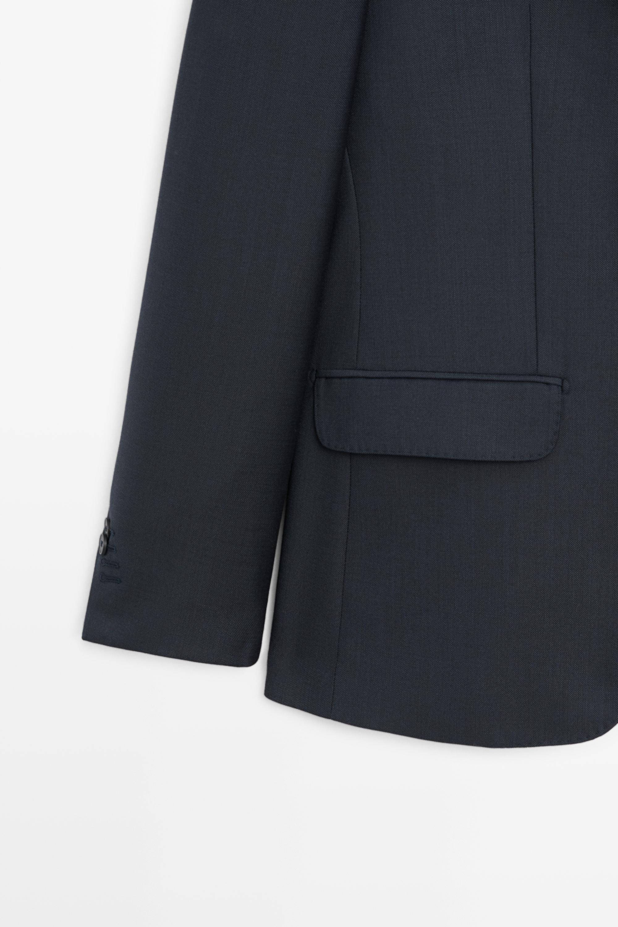 100% wool suit blazer